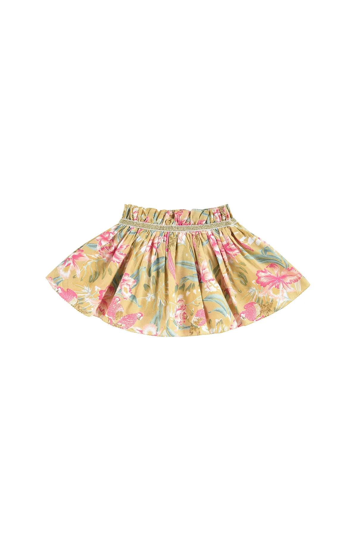 Skirt Salina Soft Honey Parrots