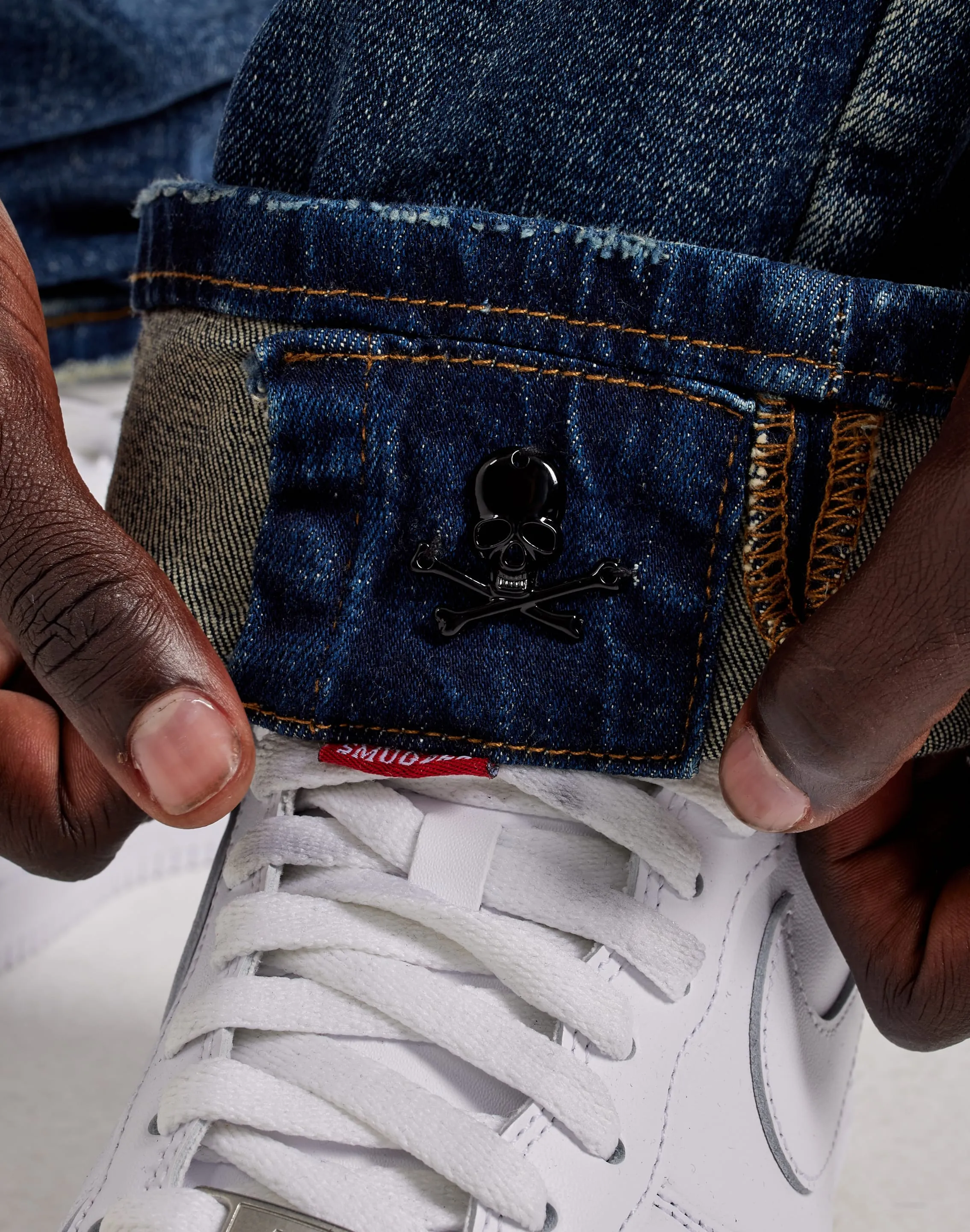 Smuggler's Moon Distressed Denim Jeans