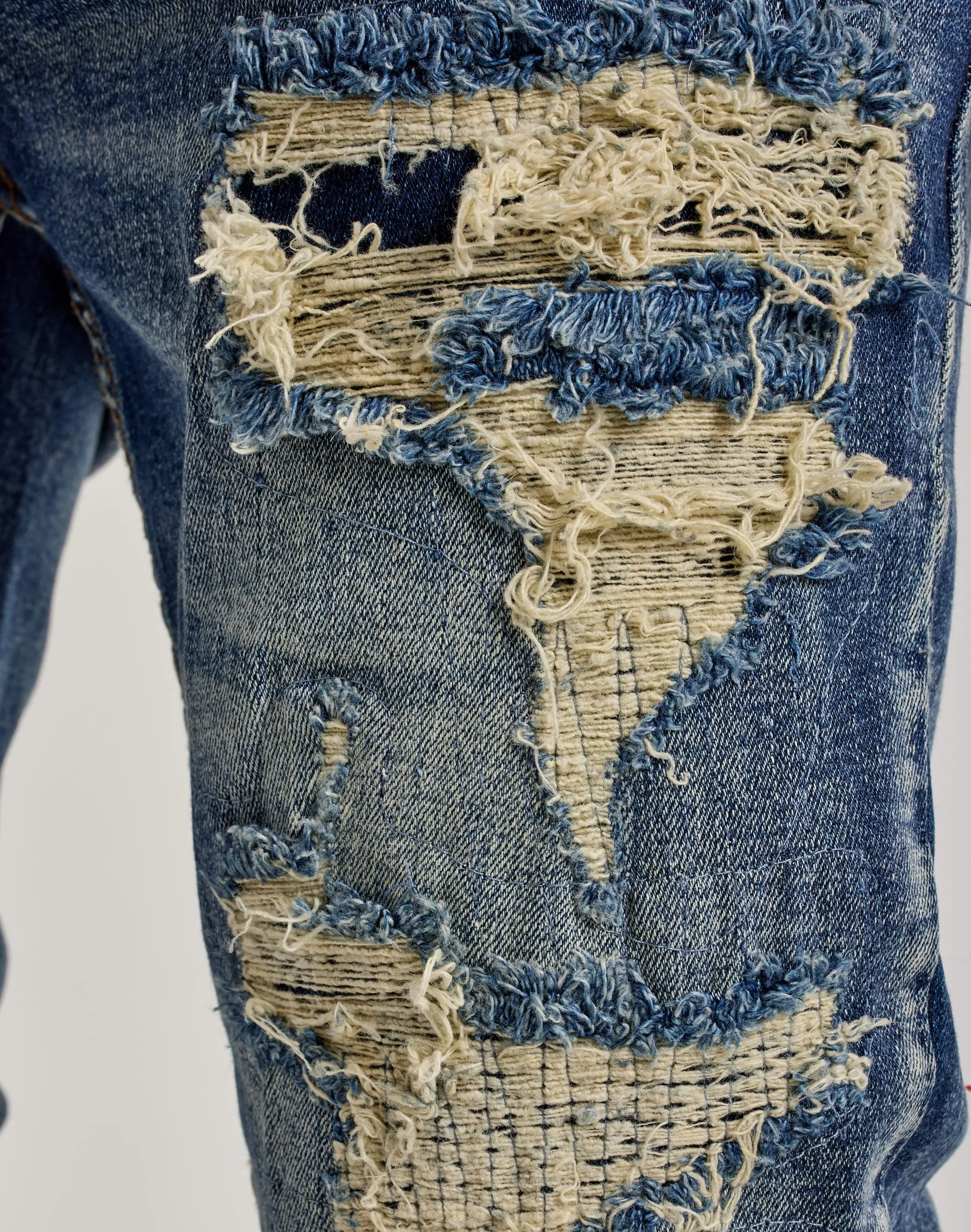 Smuggler's Moon Distressed Denim Jeans