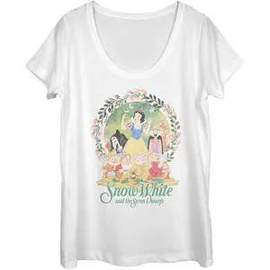 Snow White & The Seven Dwarfs Women's Classic Disney T-Shirt