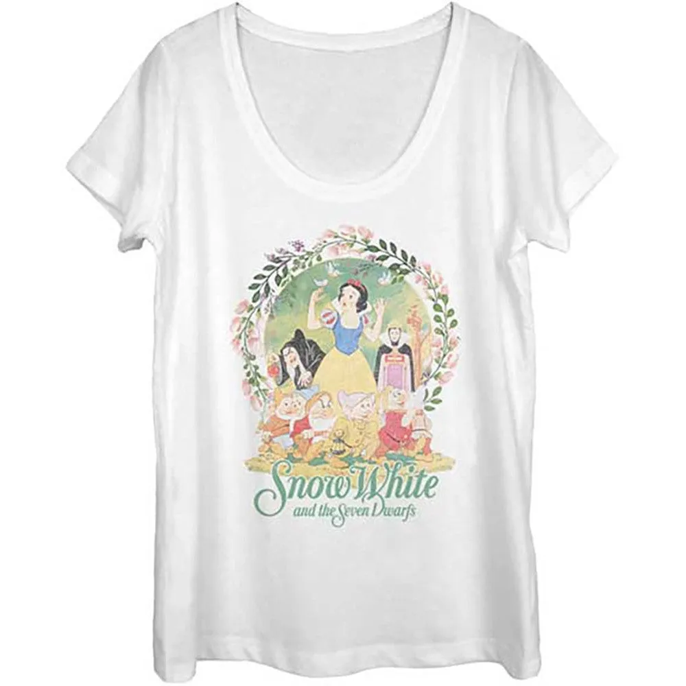 Snow White & The Seven Dwarfs Women's Classic Disney T-Shirt