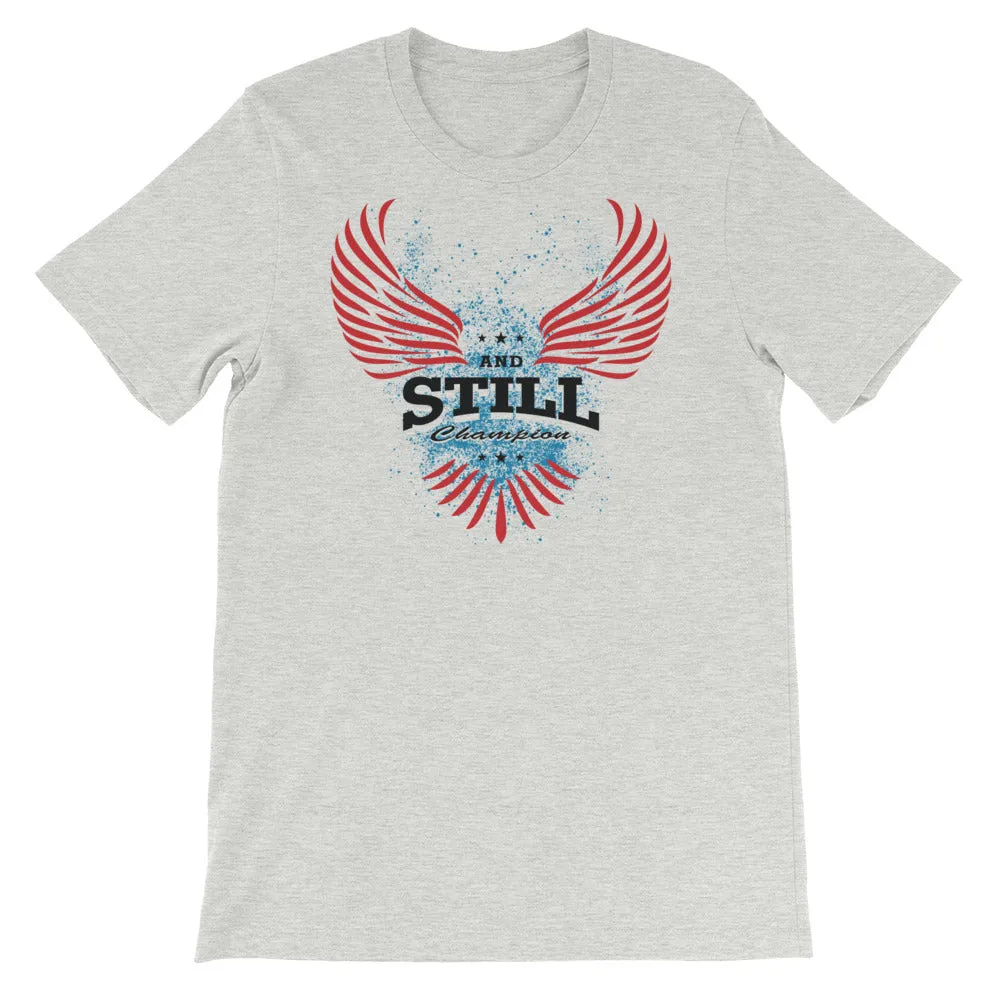 Soaring Champion men's T-shirt with ASC logo on back label