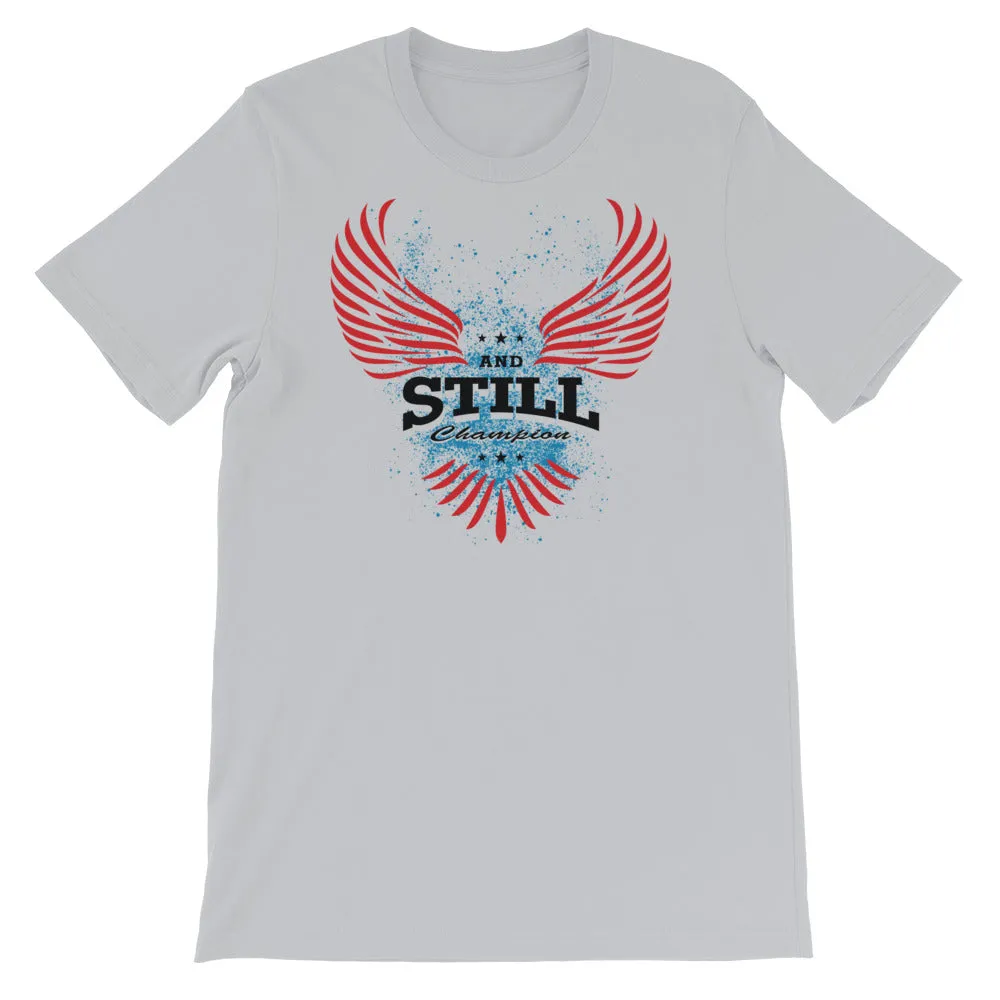 Soaring Champion men's T-shirt with ASC logo on back label