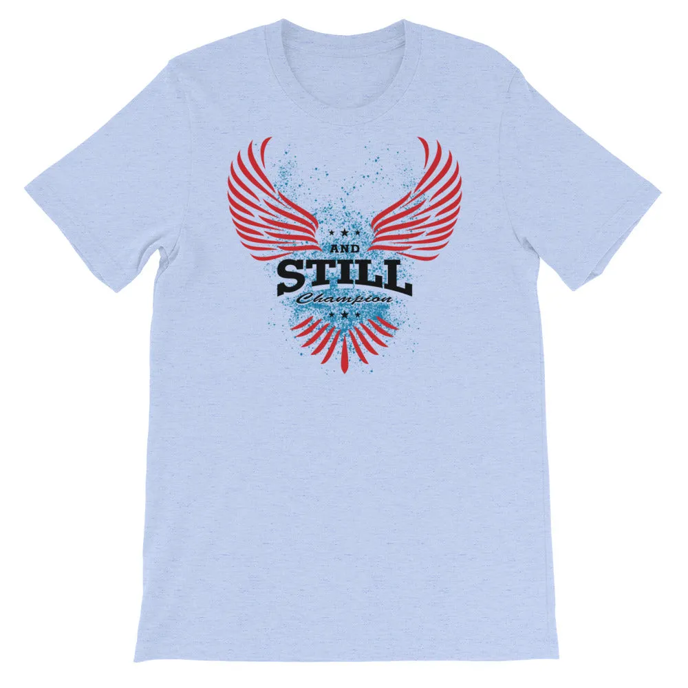 Soaring Champion men's T-shirt with ASC logo on back label