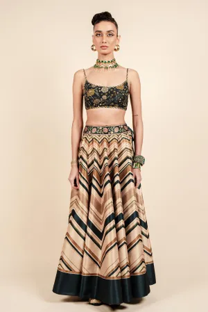 Soft Beige Skirt Set