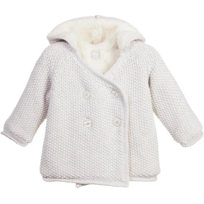 Soft Grey Pram Coat