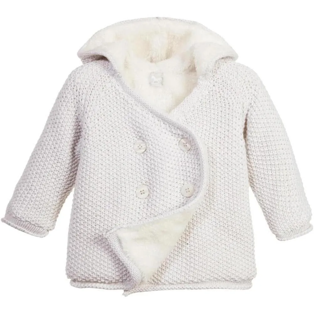 Soft Grey Pram Coat