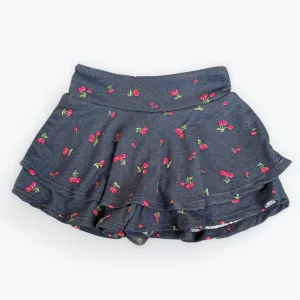 Soft Ribbed Cherry Skort
