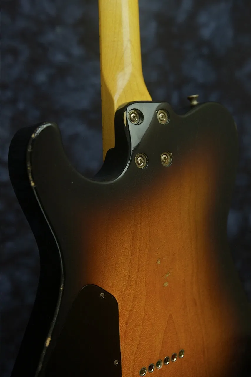 SOLD 2014 Asher T Deluxe™ Custom Guitar, Relic Two-Tone Nitro Burst, #801