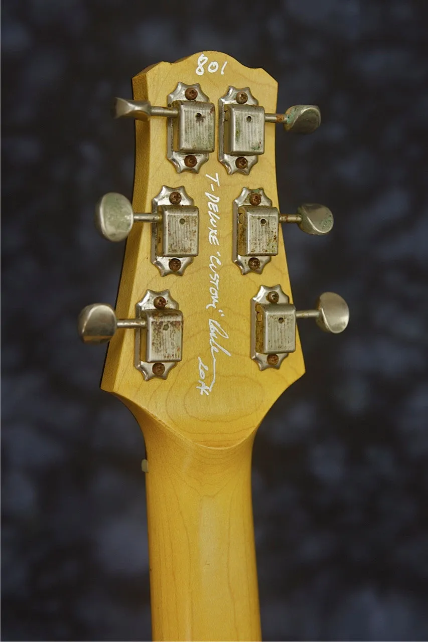 SOLD 2014 Asher T Deluxe™ Custom Guitar, Relic Two-Tone Nitro Burst, #801