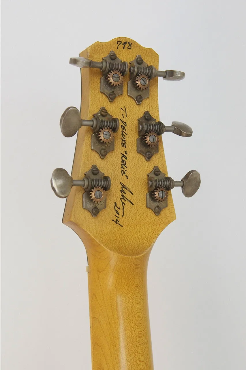 SOLD  2014 Asher T Deluxe™ Guitar, Relic 50s Nitro Burst, #798