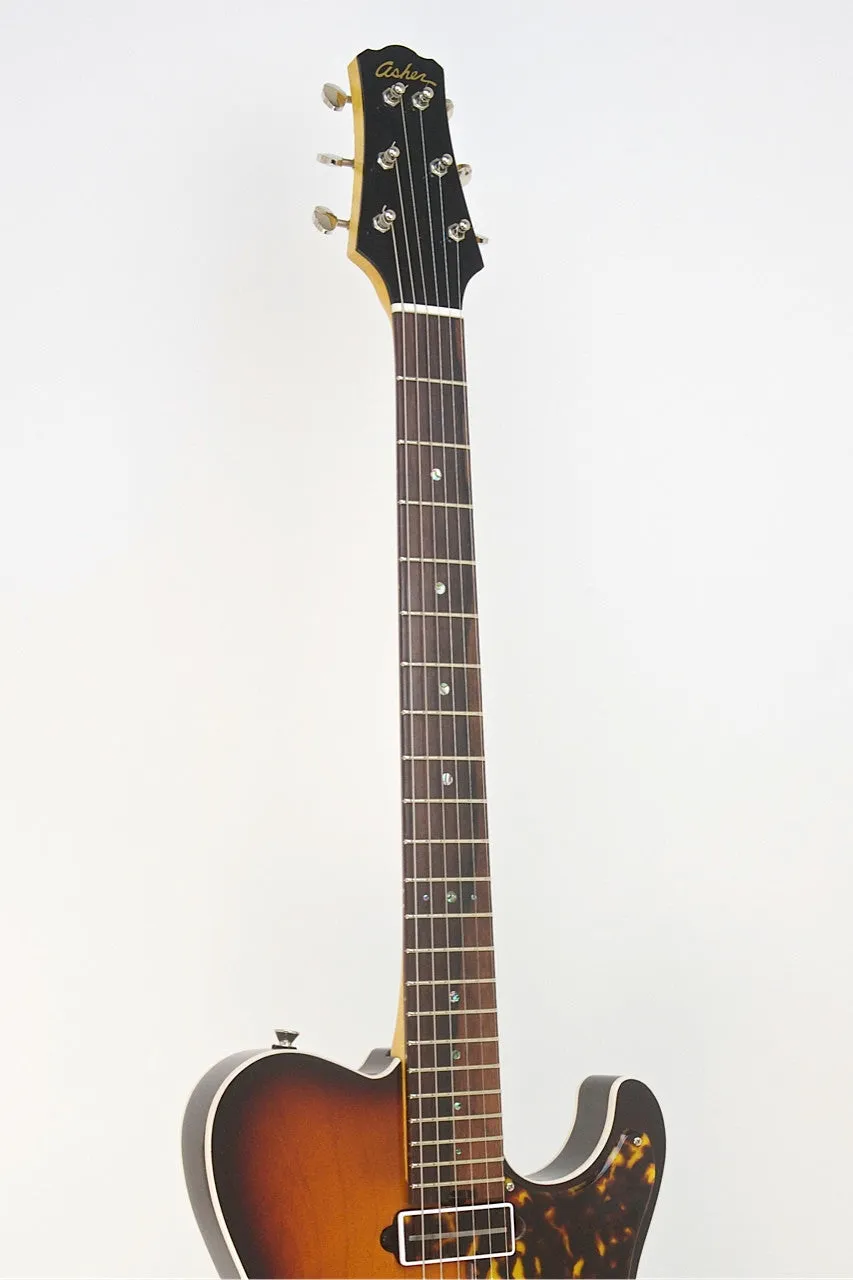 SOLD Asher T Deluxe™ Guitar 2010, Tobacco Burst Poly, Previously Owned #571