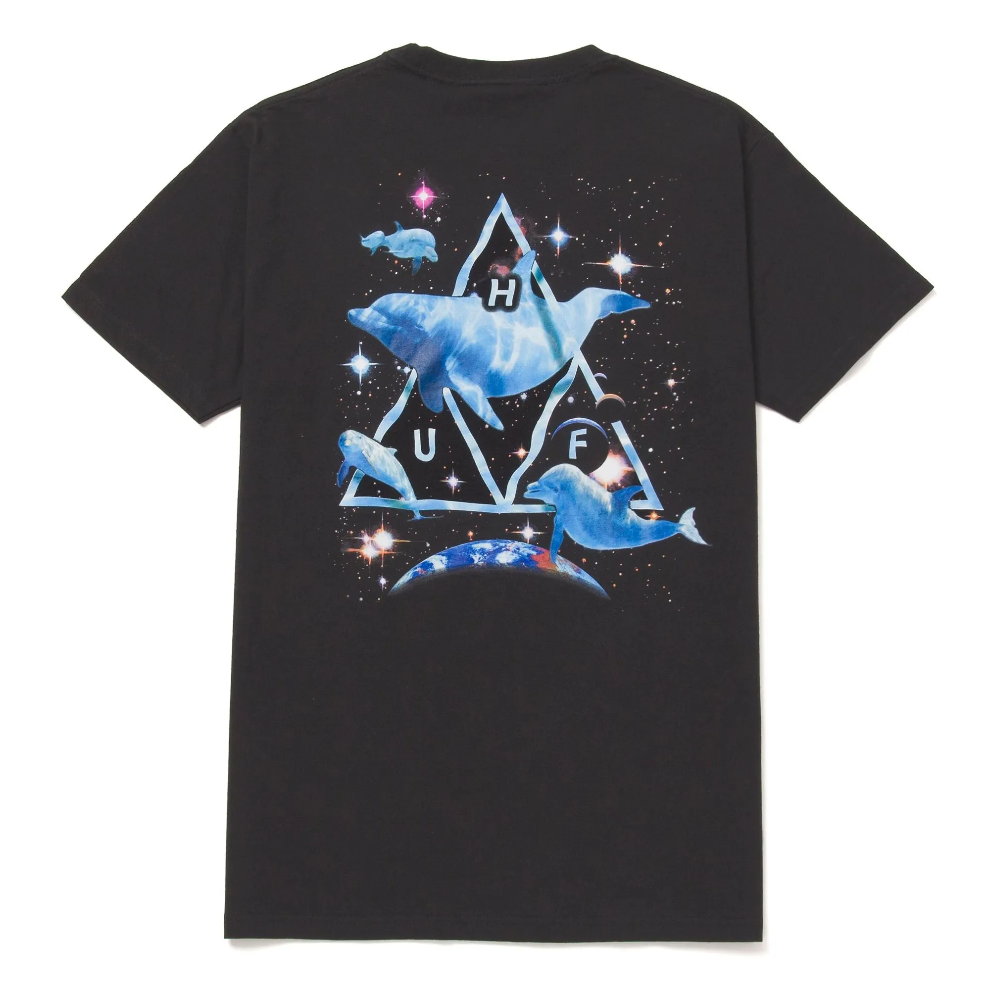 SPACE DOLPHINS WASHED S/S TEE