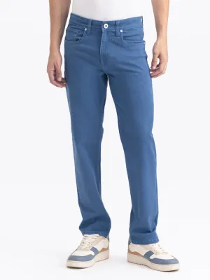 Straight Fit Blue Denim Jeans