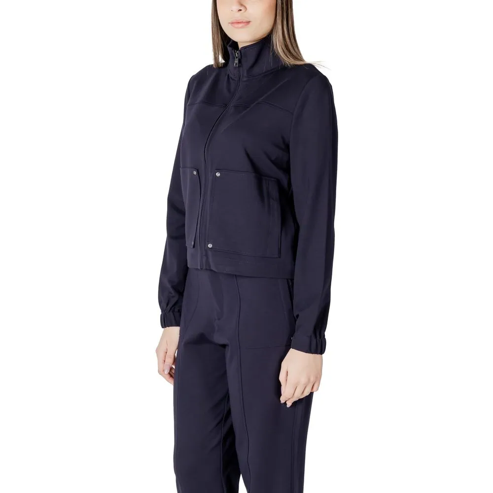 Street One Blue Viscose Jackets & Coat
