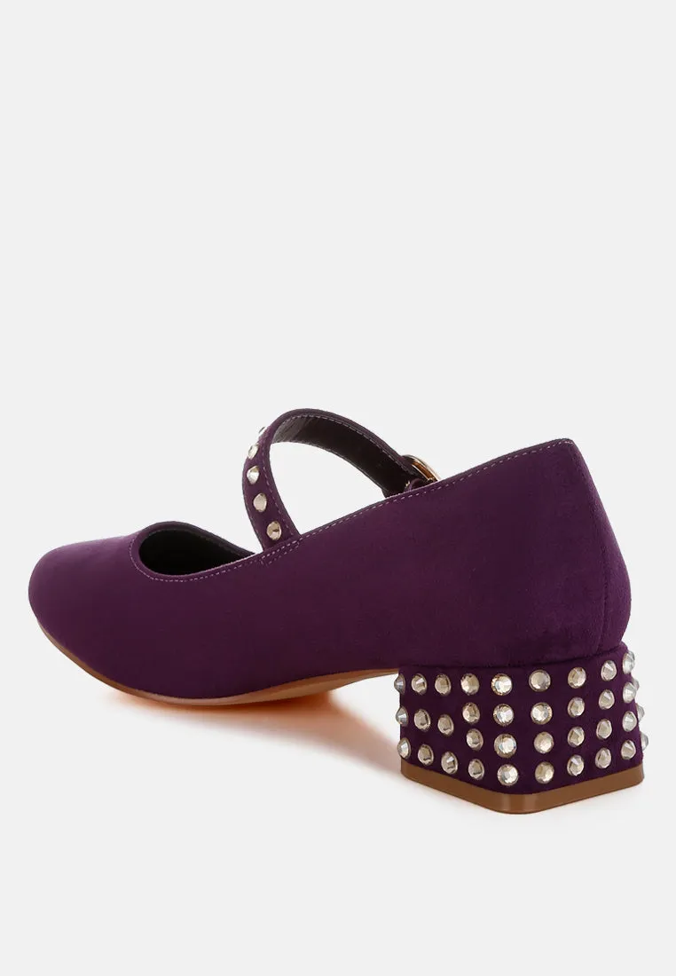 Studded Mary Jane Pumps By RUW