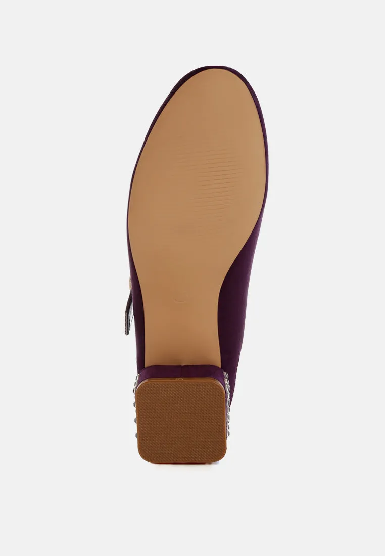 Studded Mary Jane Pumps By RUW