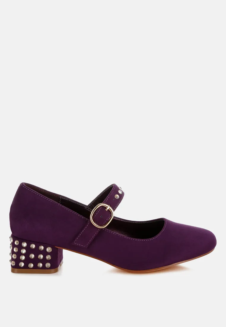Studded Mary Jane Pumps By RUW