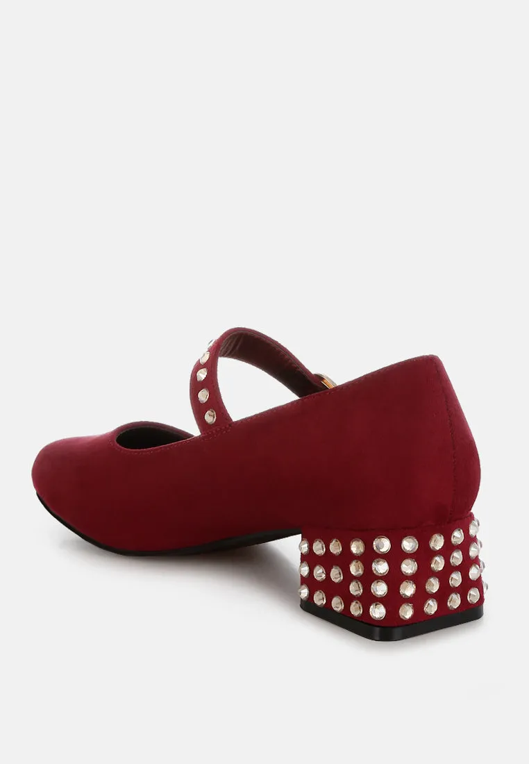 Studded Mary Jane Pumps By RUW