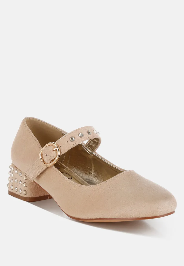 Studded Mary Jane Pumps By RUW