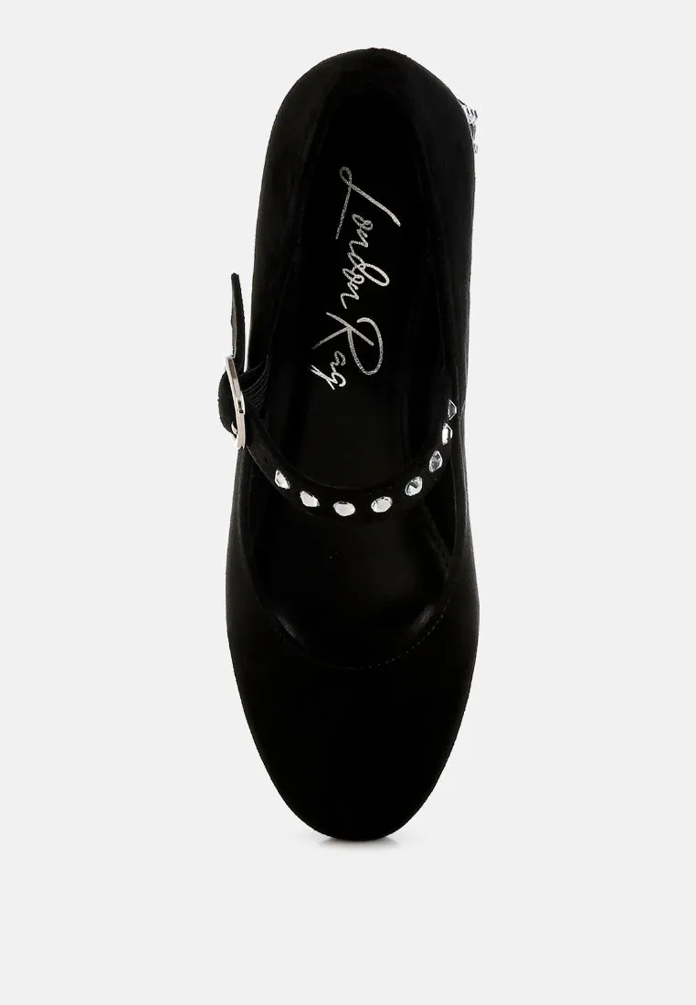 Studded Mary Jane Pumps By RUW