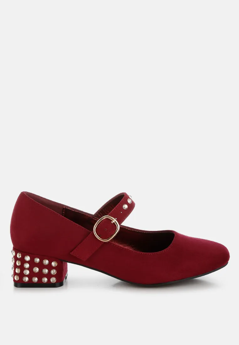Studded Mary Jane Pumps By RUW