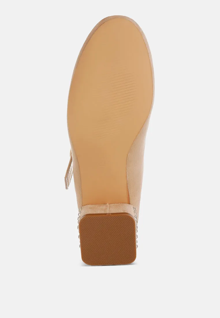 Studded Mary Jane Pumps By RUW