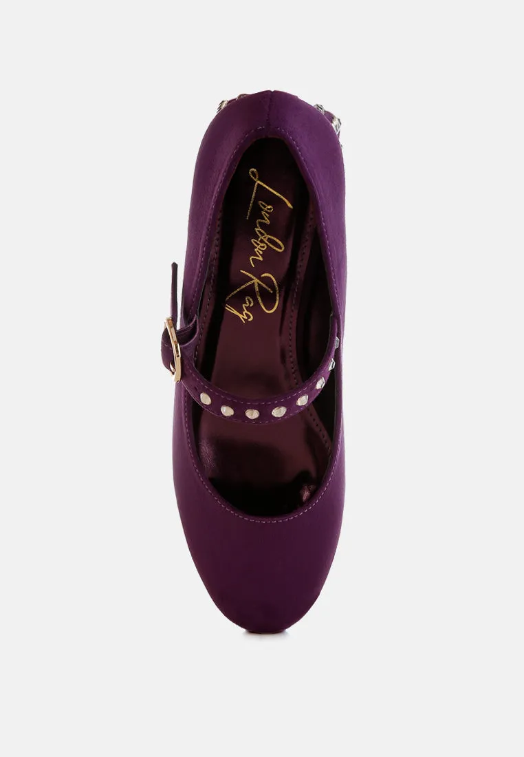 Studded Mary Jane Pumps By RUW
