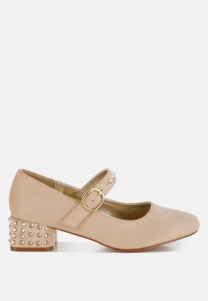 Studded Mary Jane Pumps By RUW