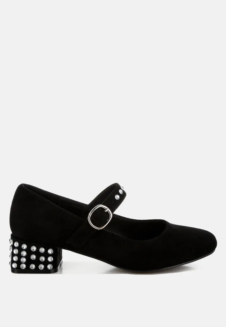 Studded Mary Jane Pumps By RUW
