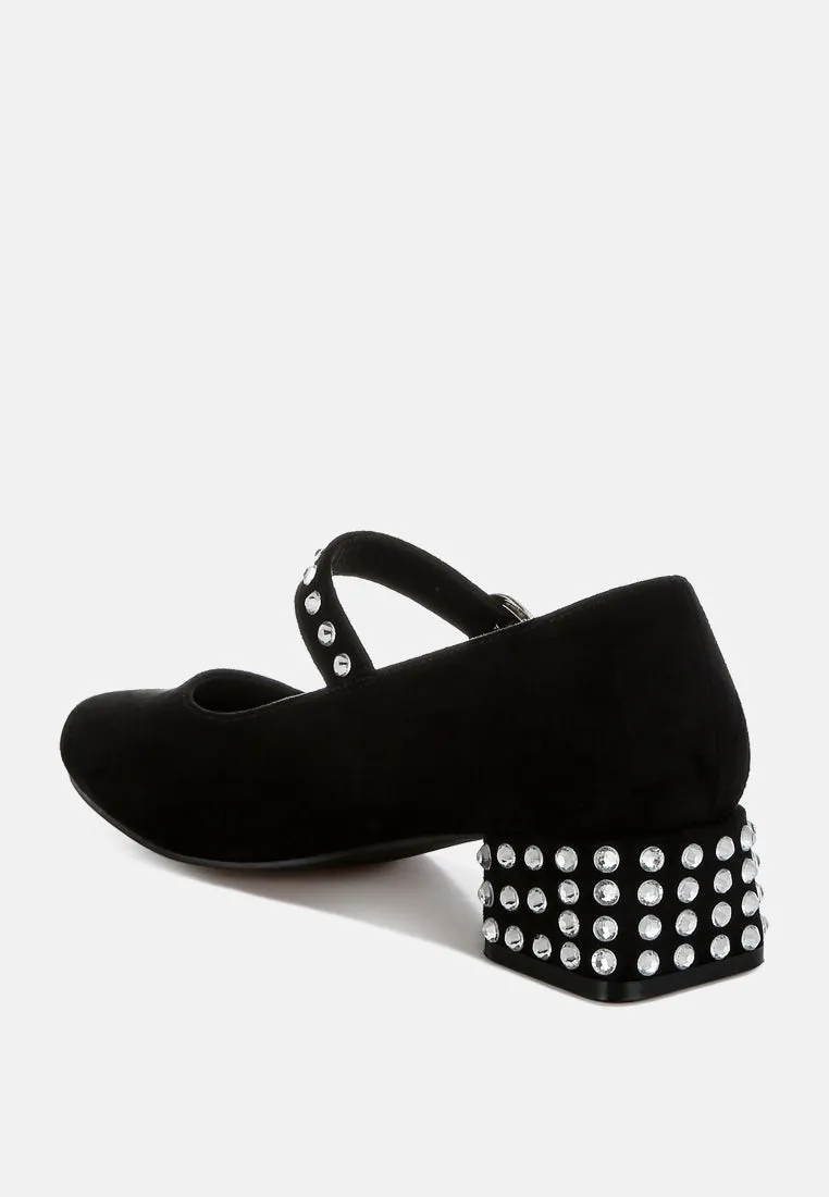 Studded Mary Jane Pumps By RUW