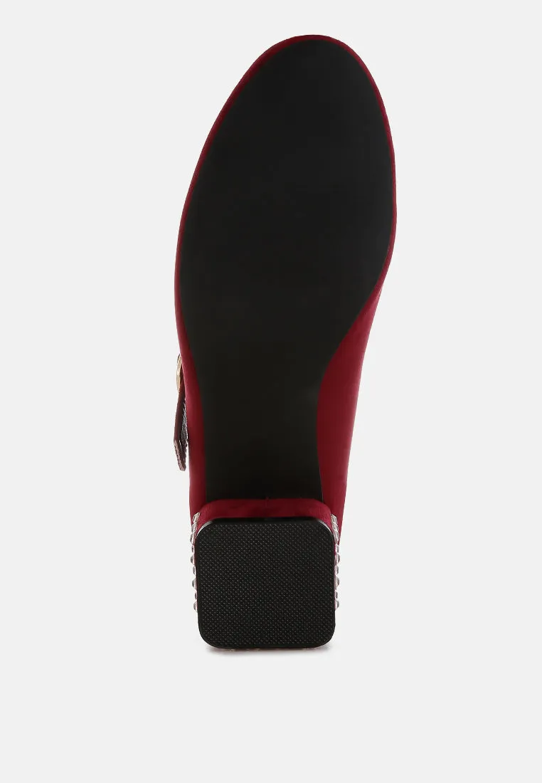 Studded Mary Jane Pumps By RUW