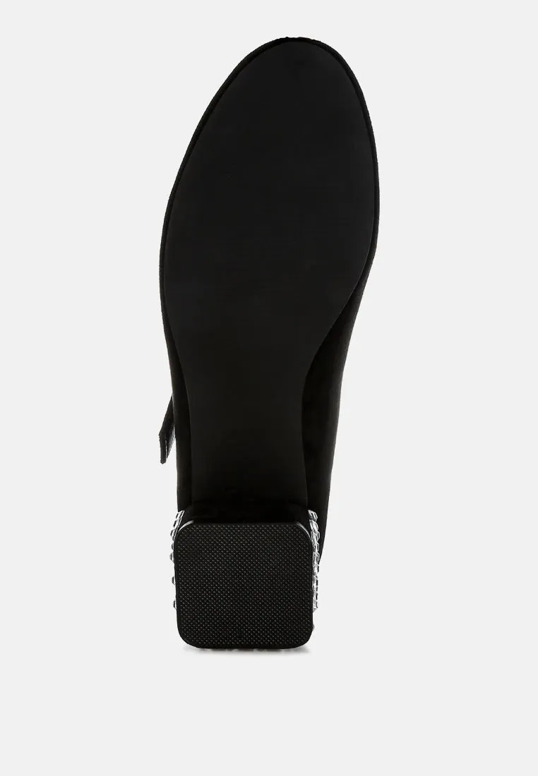 Studded Mary Jane Pumps By RUW