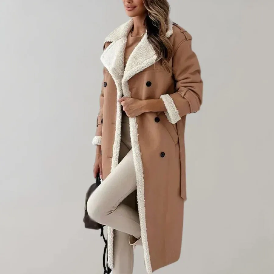 Stylish long winter coat for women from Cornelis