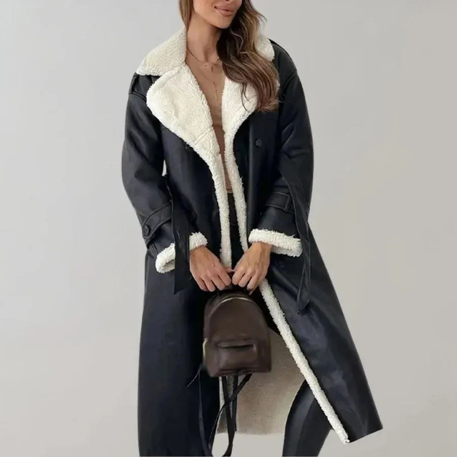 Stylish long winter coat for women from Cornelis