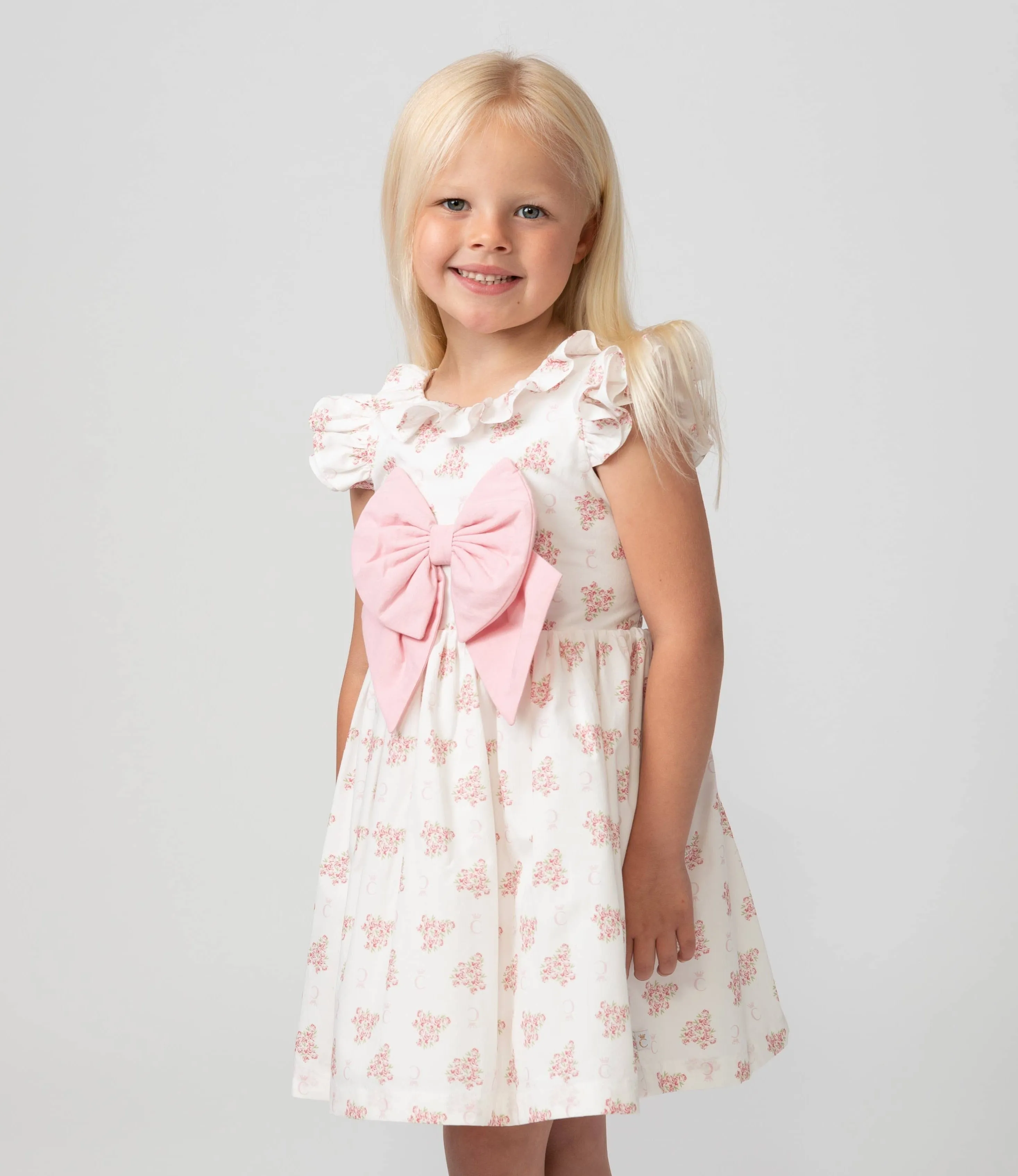 Summer Garden Dress with Bow