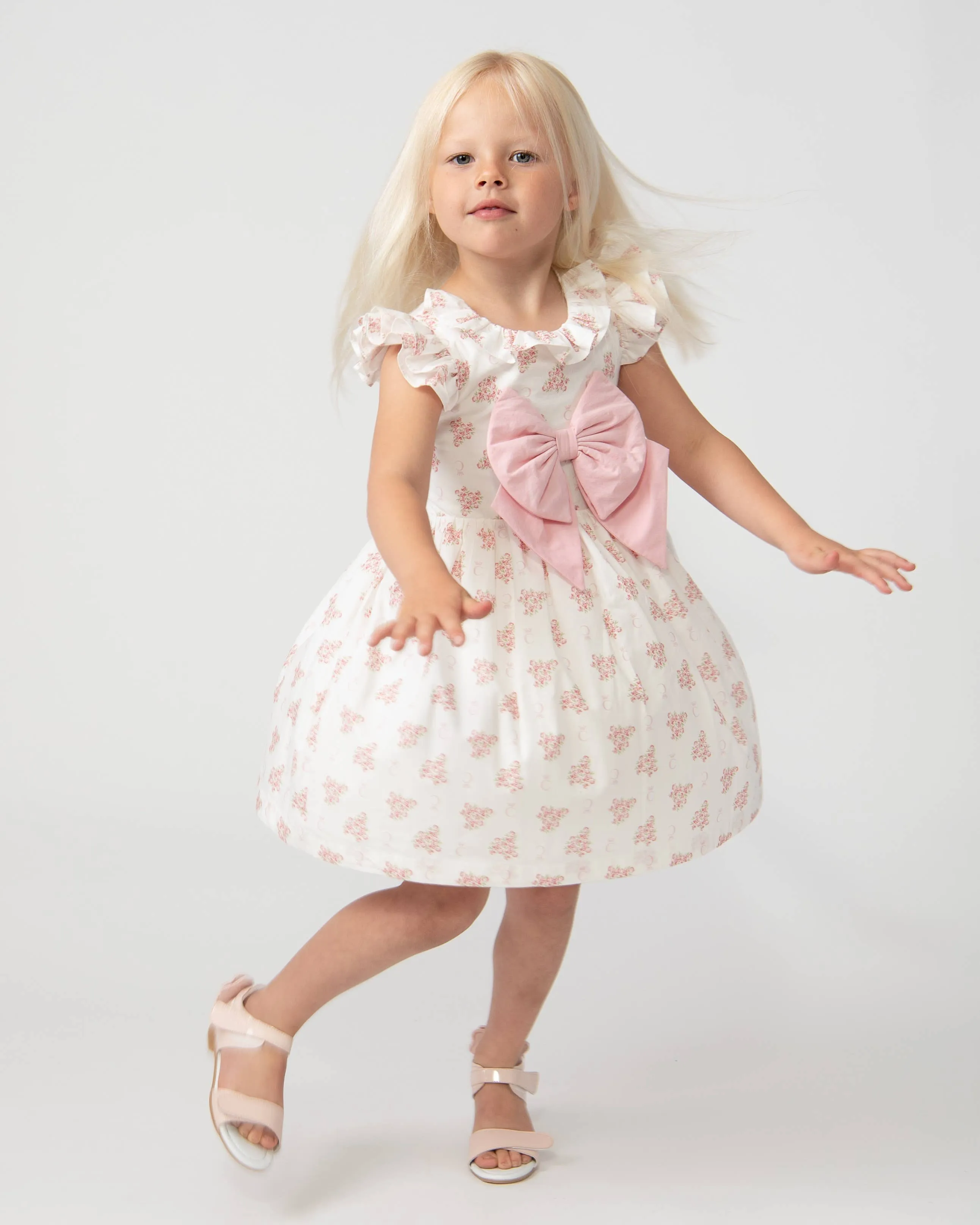 Summer Garden Dress with Bow