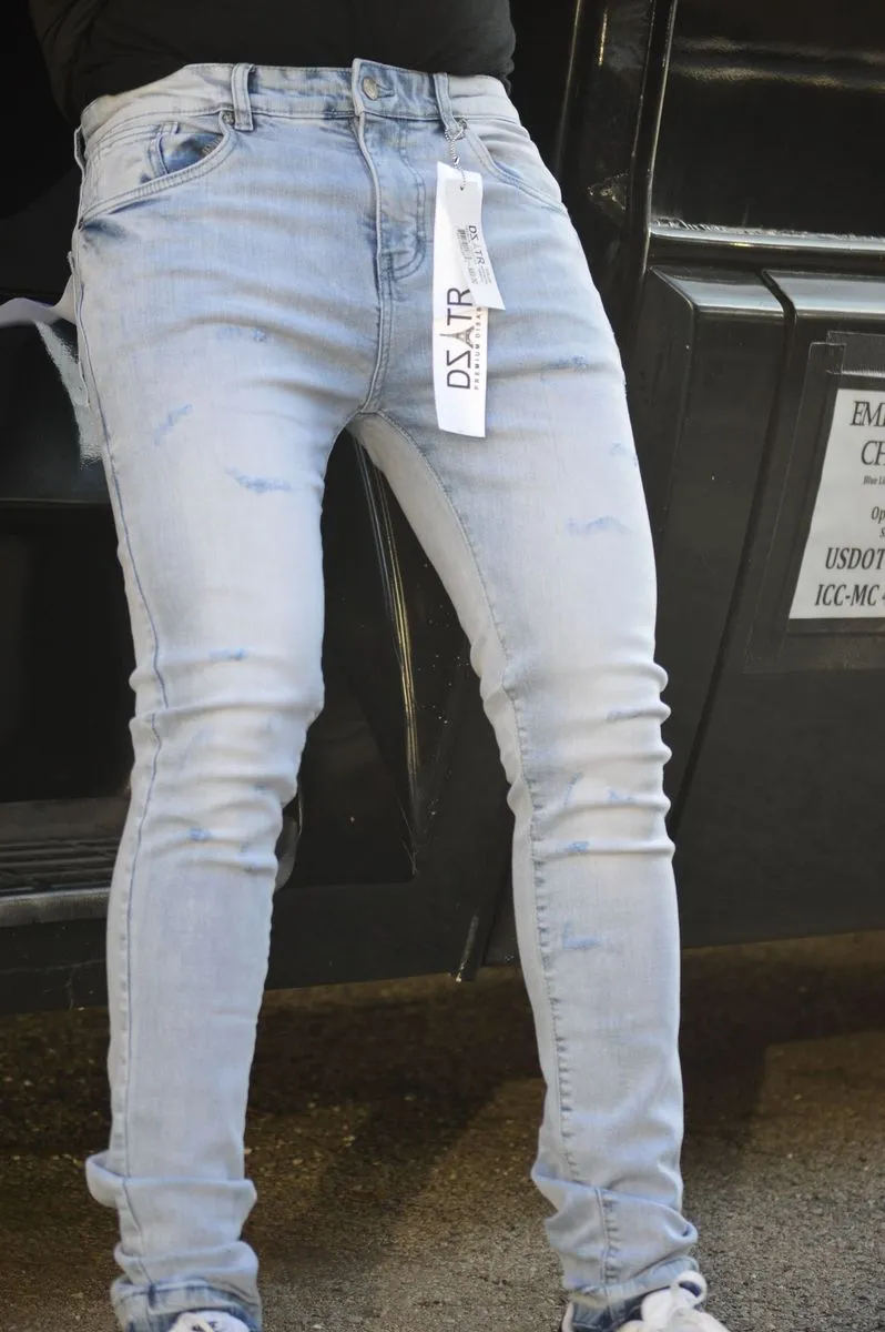 SUPER STRETCH DENIM - SLIM FIT - POWDER ICE (DZTR-400)
