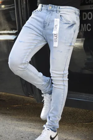 SUPER STRETCH DENIM - SLIM FIT - POWDER ICE (DZTR-400)
