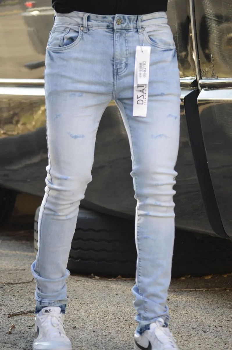 SUPER STRETCH DENIM - SLIM FIT - POWDER ICE (DZTR-400)