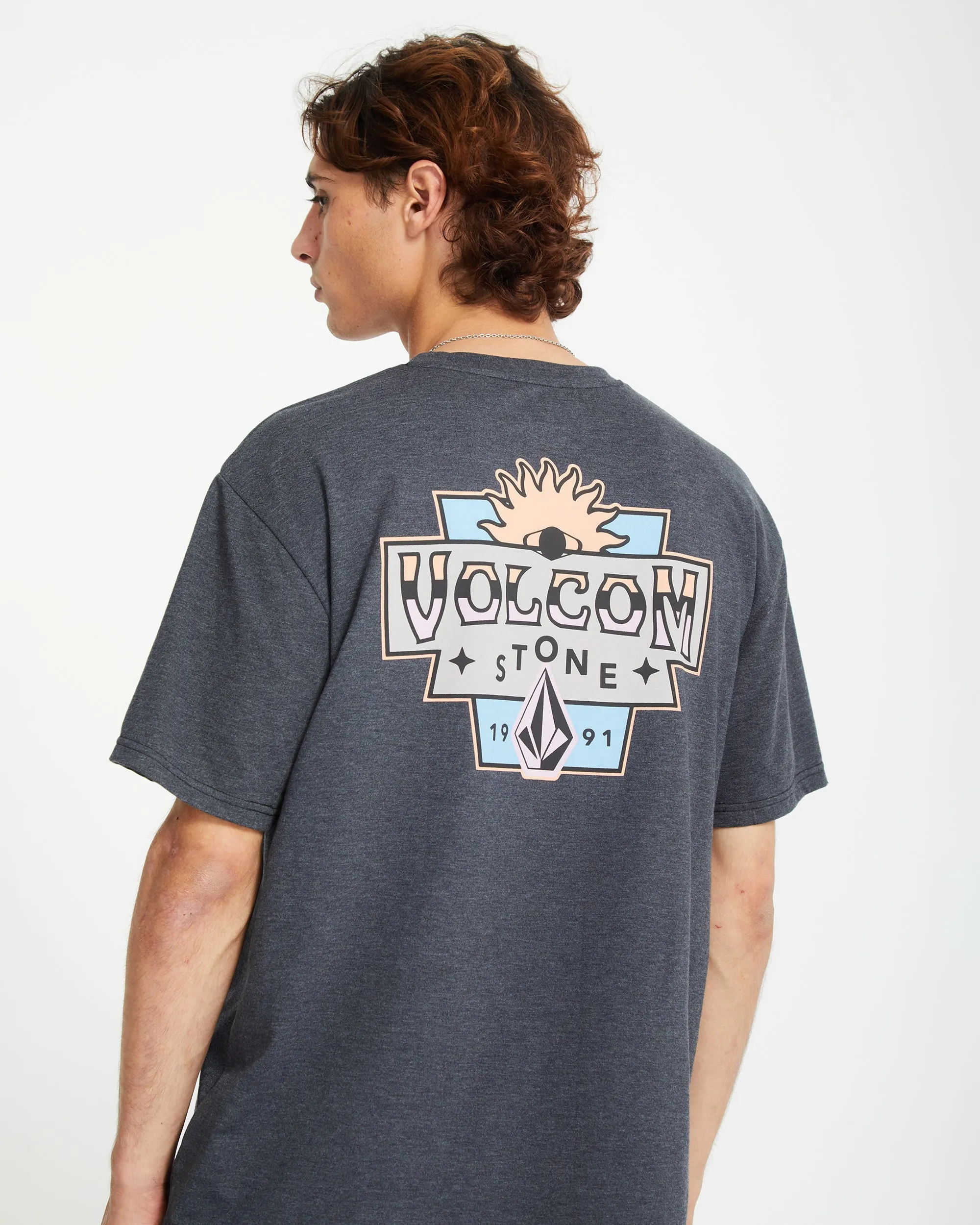 Sure Thing T-shirt - HEATHER BLACK