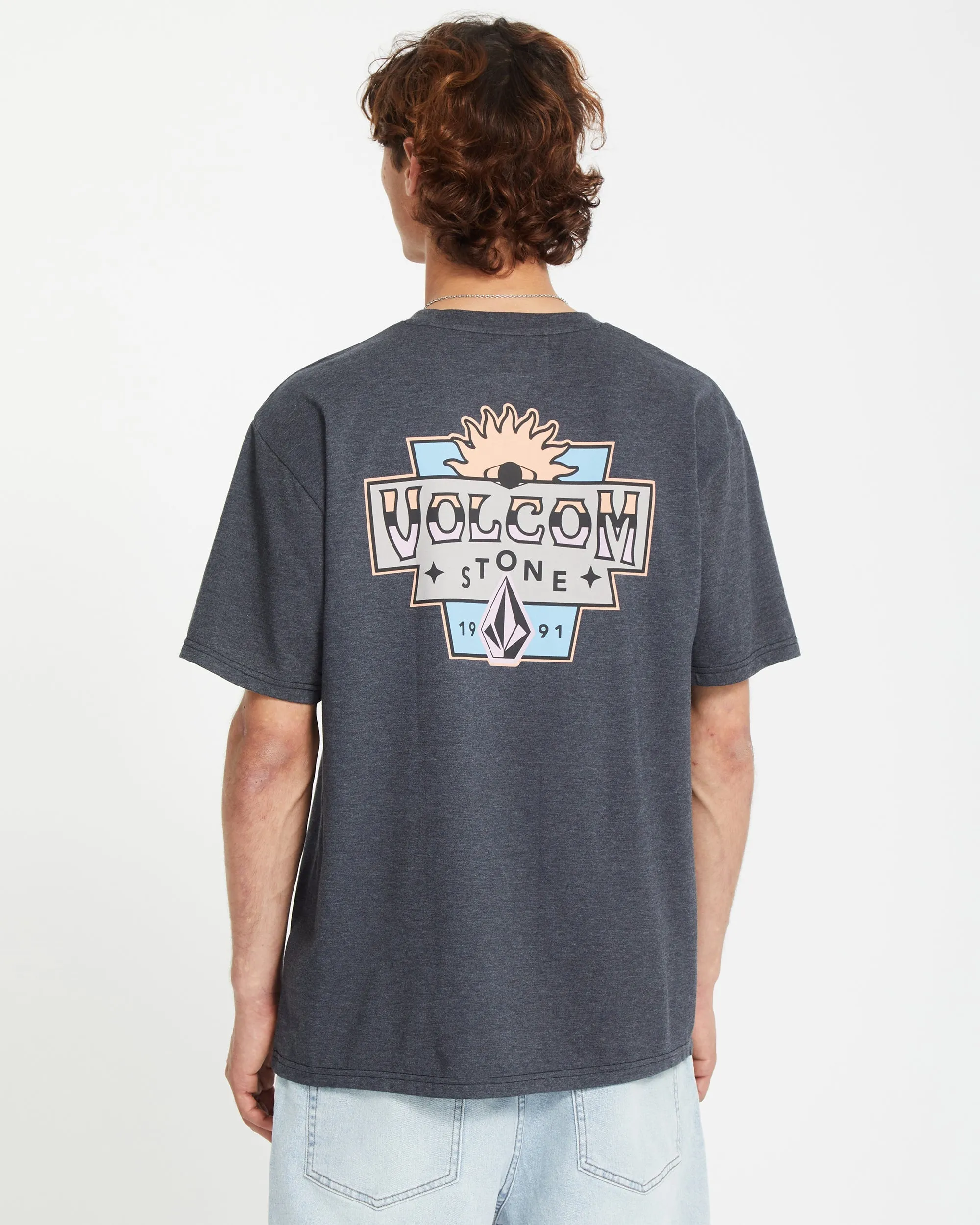 Sure Thing T-shirt - HEATHER BLACK