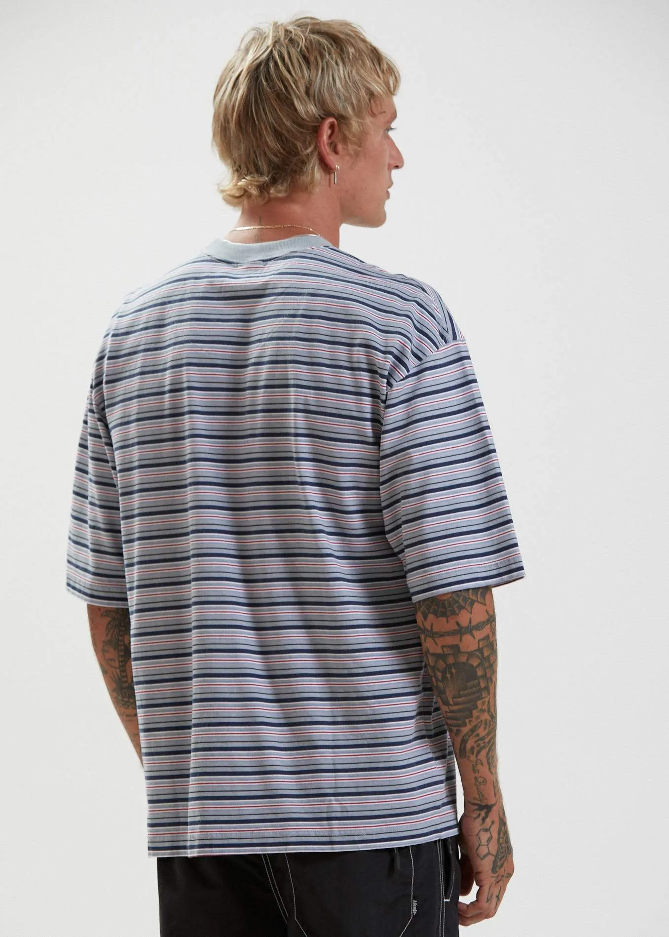 Surplus  - Reycled Stripe Oversized T-Shirt