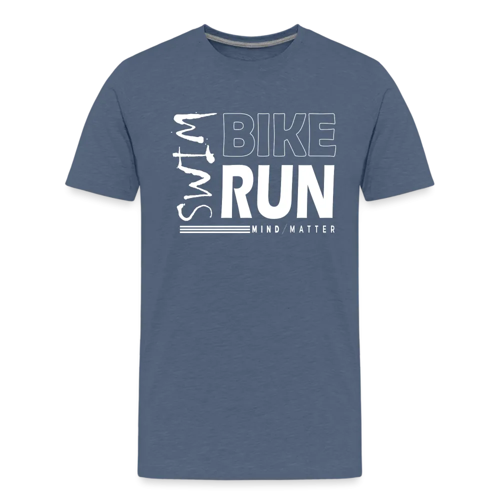 Swim-Bike-Run- Kids' Premium T-Shirt