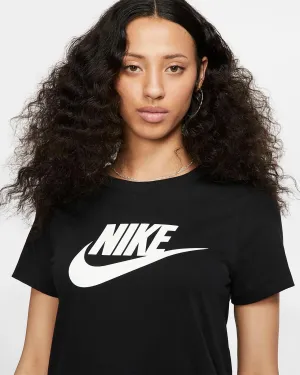 T SHIRT DONNA NIKE SPORTSWEAR ESSENTIALS CLASSIC NERA E BIANCA