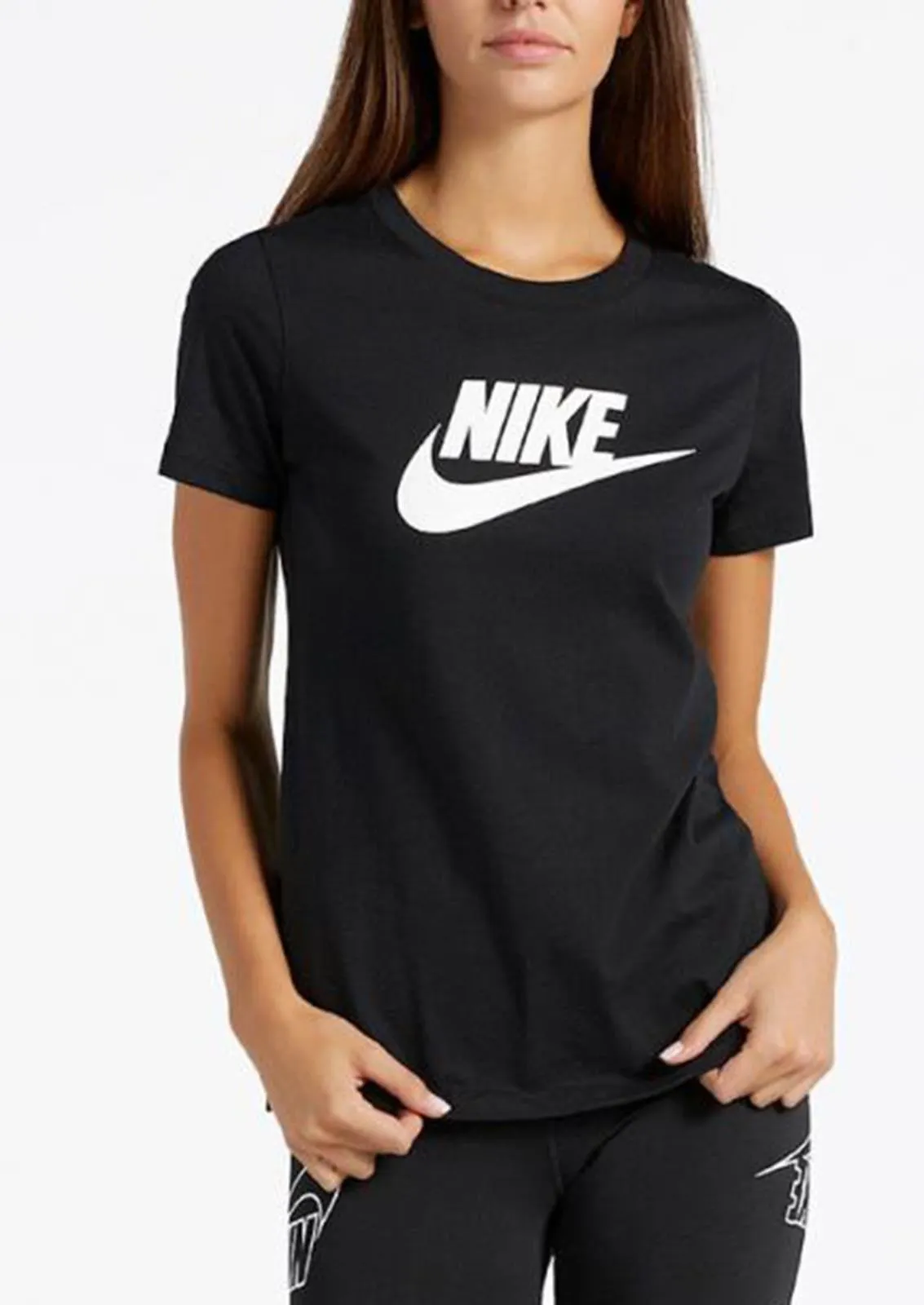T SHIRT DONNA NIKE SPORTSWEAR ESSENTIALS CLASSIC NERA E BIANCA