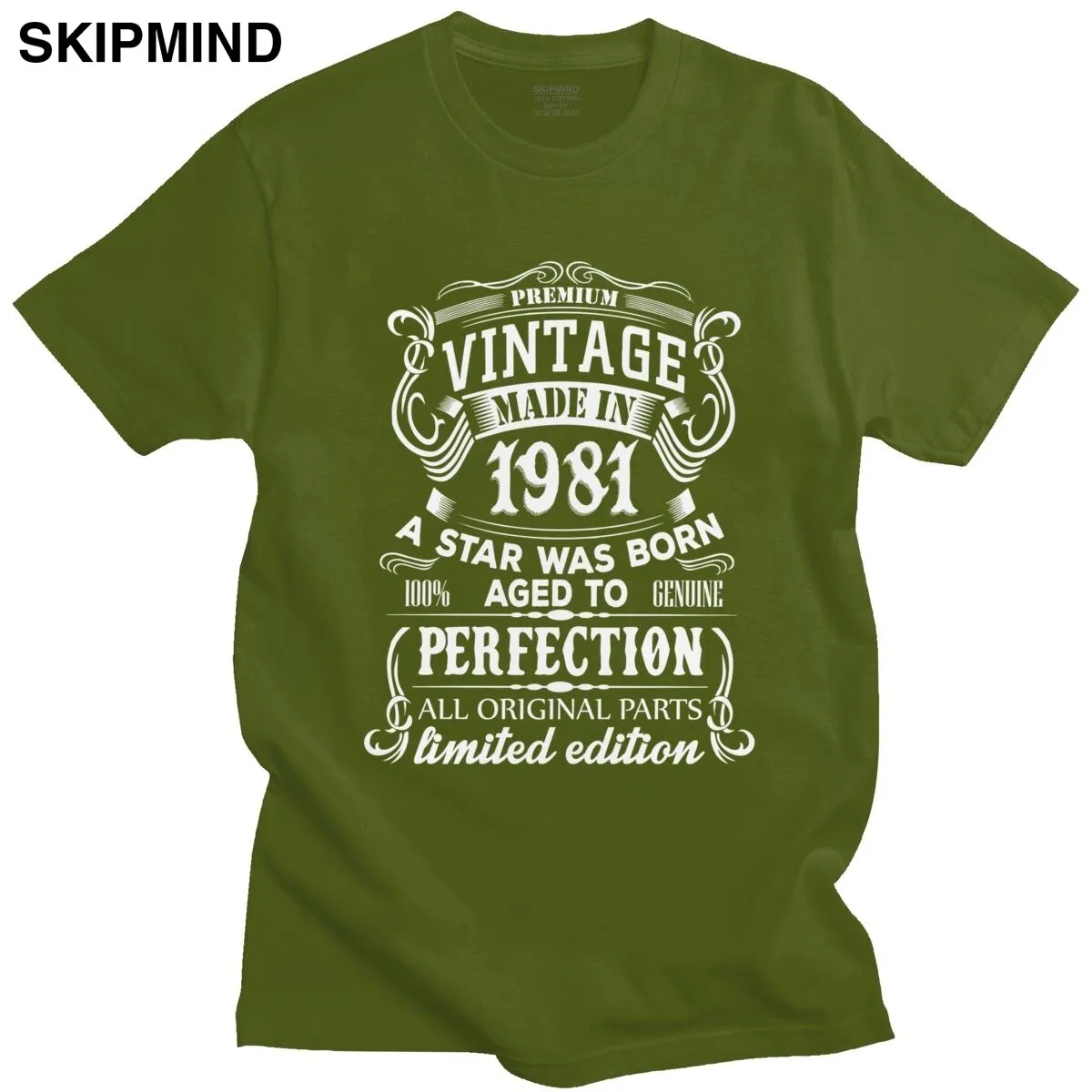 T shirt homme vintage manche courte