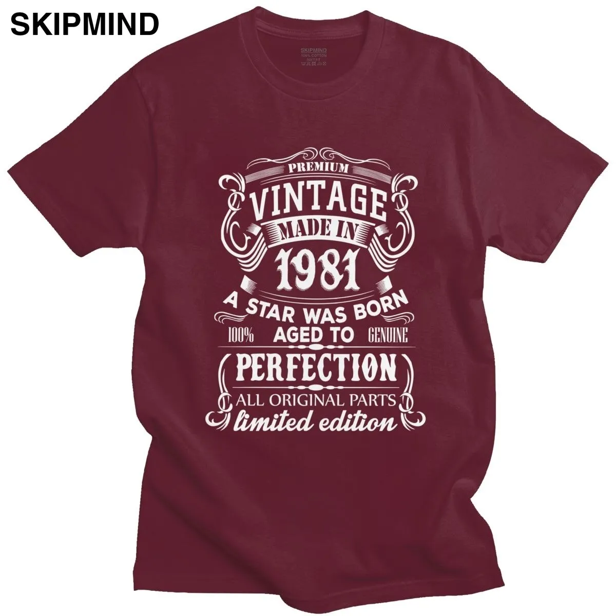 T shirt homme vintage manche courte