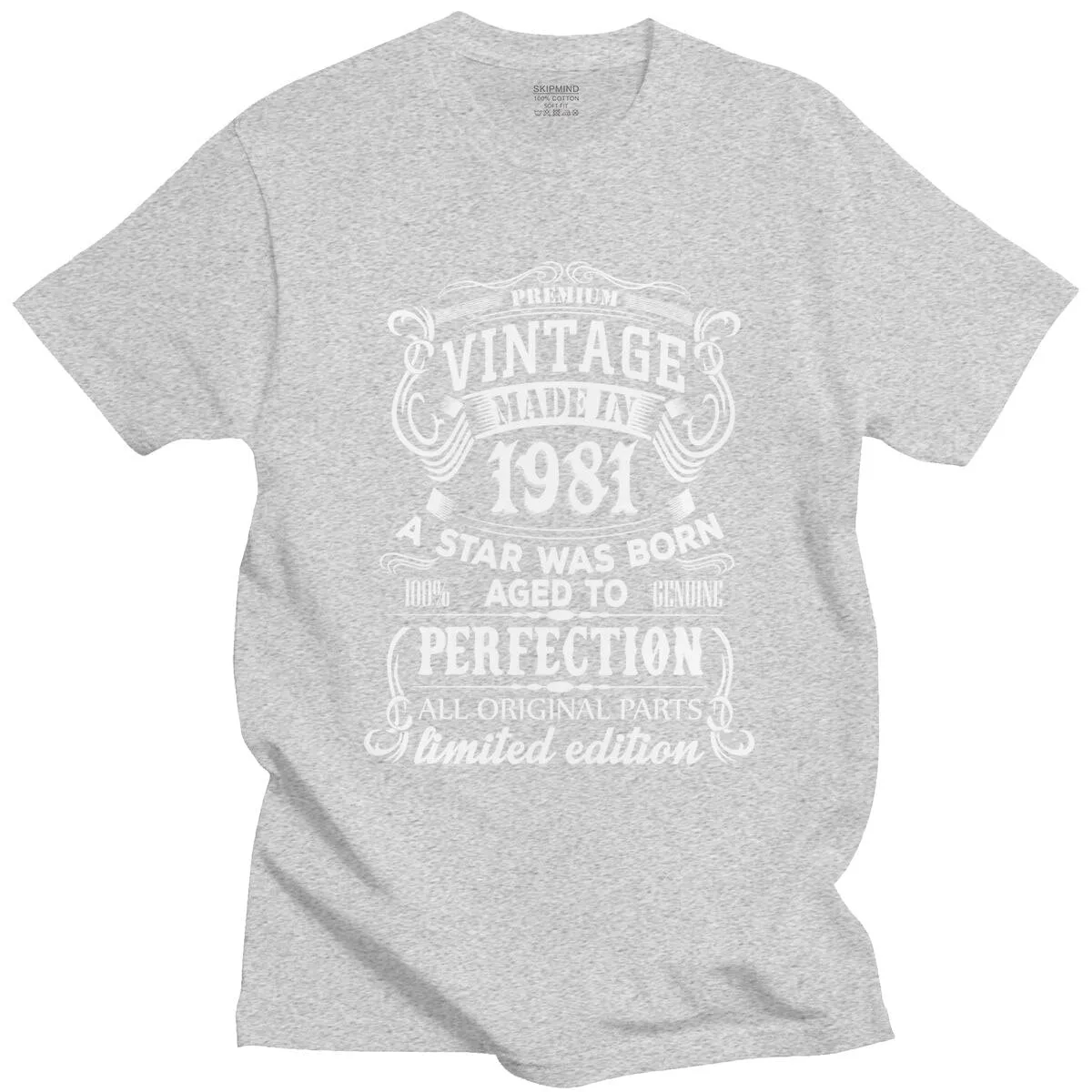 T shirt homme vintage manche courte