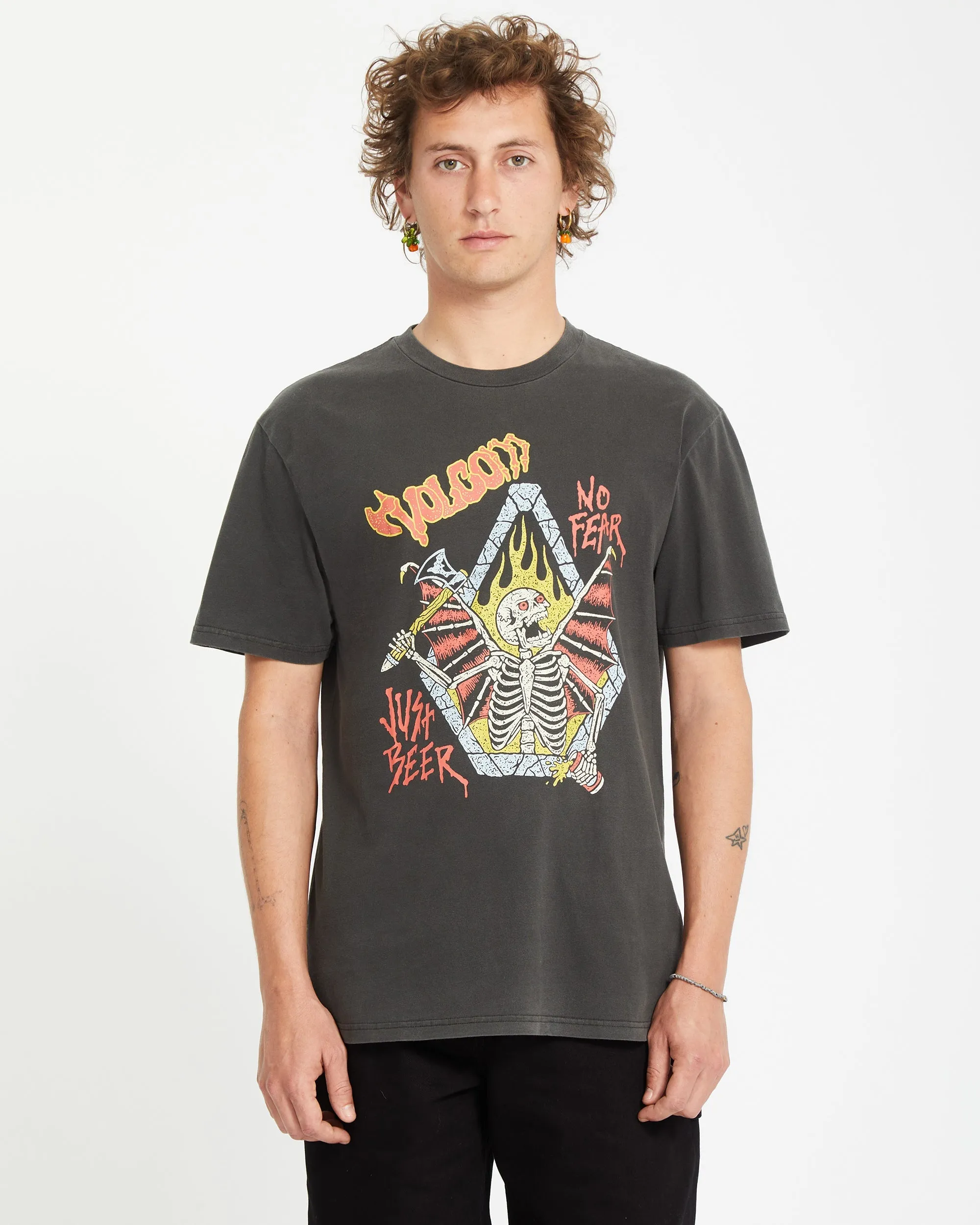 T-shirt Just Beer - BLACK